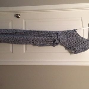 One shoulder maxi dress.